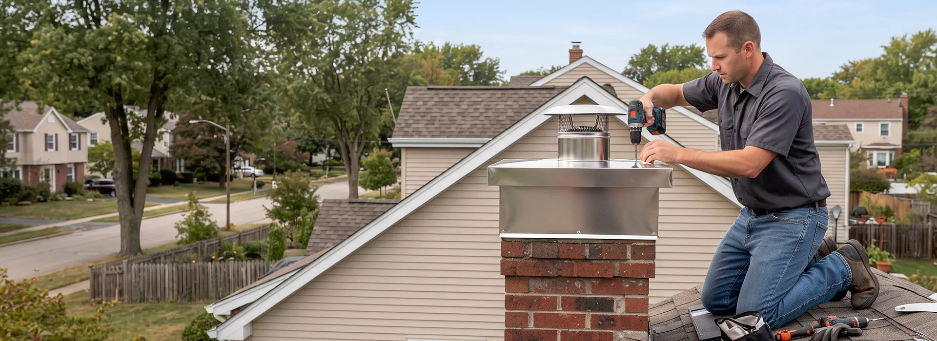 Chimney Chase Cover Installation Sayreville, NJ