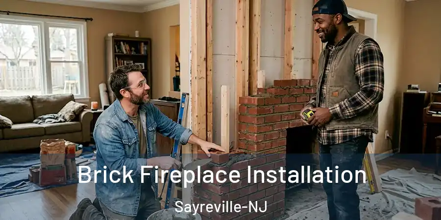  Brick Fireplace Installation Sayreville-NJ