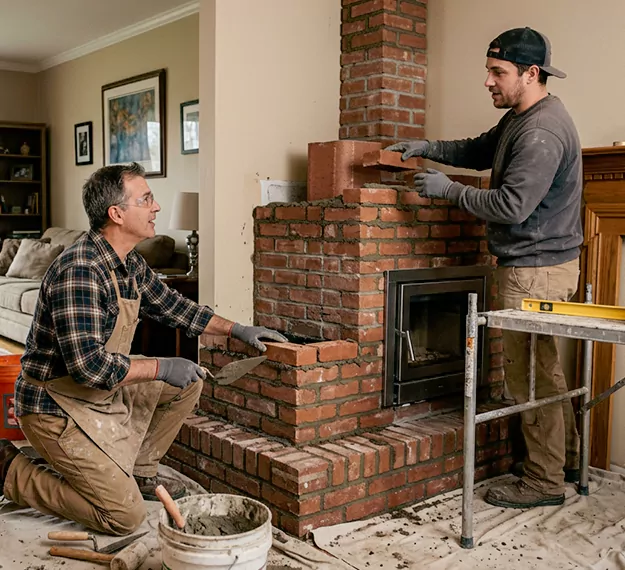 Certified Brick Fireplace Installation Company: Your Local Masonry Fireplace Contractors in Sayreville, NJ