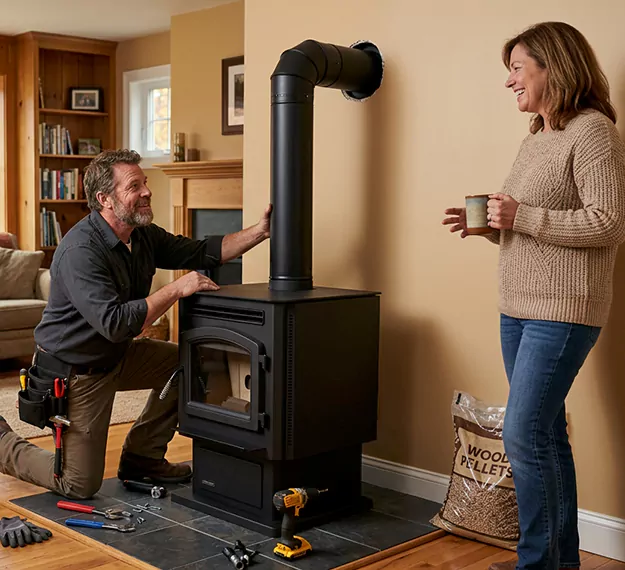 Certified Pellet Fireplace Installation Company: Your Local Pellet Stove Fitting Team in Sayreville, NJ