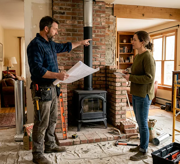 Why Sayreville Homeowners Choose Our Wood Fireplace Installation Team?