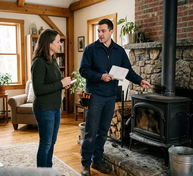 Why Sayreville Homeowners Choose Our Wood Stove Cleaning Team?