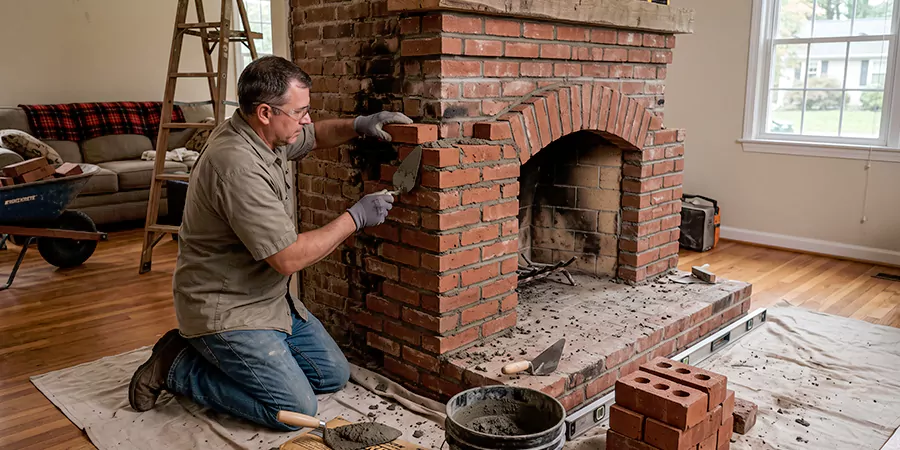 Rebuild Stone Fireplace Sayreville