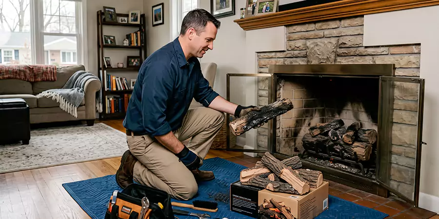 Replacing Gas Fireplace Logs Sayreville